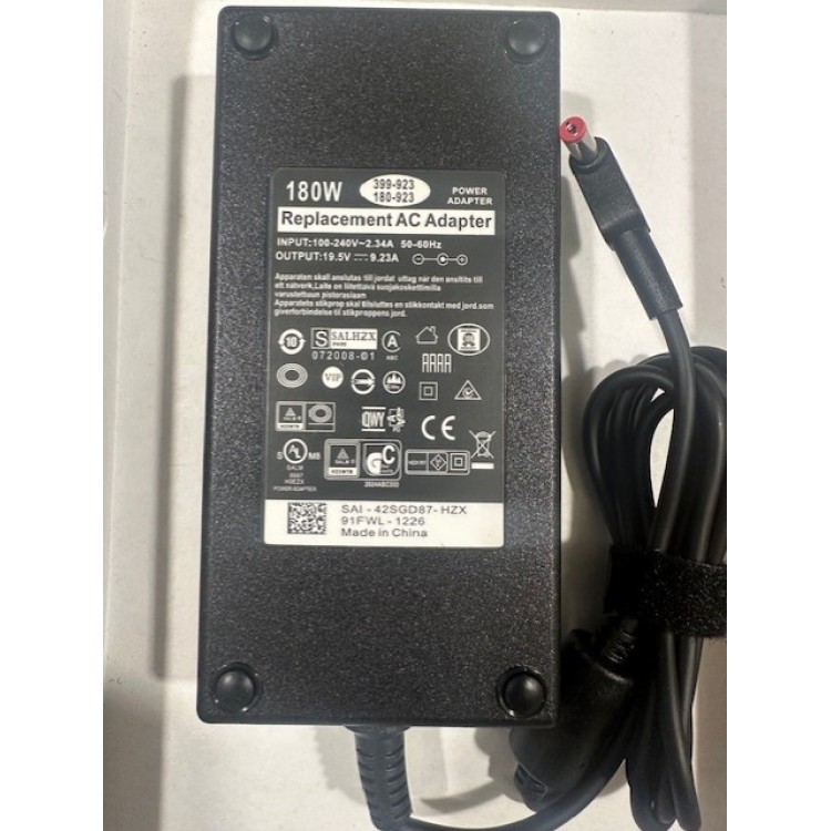 19.5 volt 9.23 amper 5.5 mm 1.7 mm acer uyumlu notebook adaptör 180 watt acer uyumlu adaptör