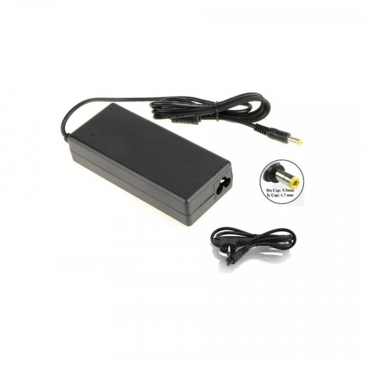19 volt 4.74 amper 5.5 mm 1.7 mm adaptör 19 volt acer uyumlu adaptör