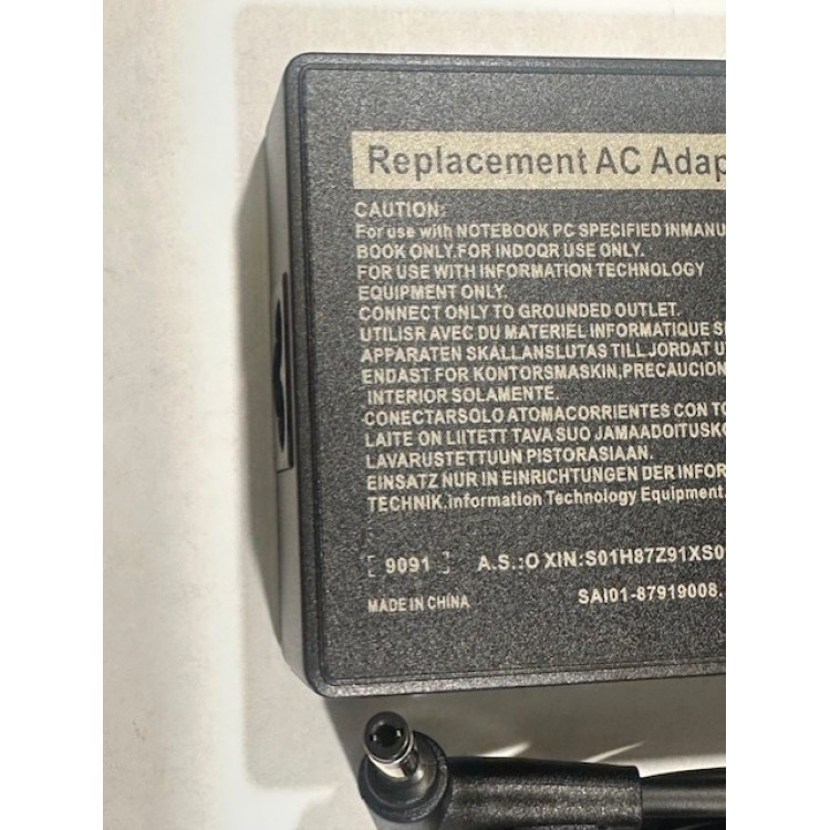 19 volt 6.32 amper notebook adaptör 120 watt  notebook adaptör 5.5 mm 2.5 mm