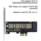 1x PCIE nvme ssd kart nvme ssd anakart bağlantı aparatı