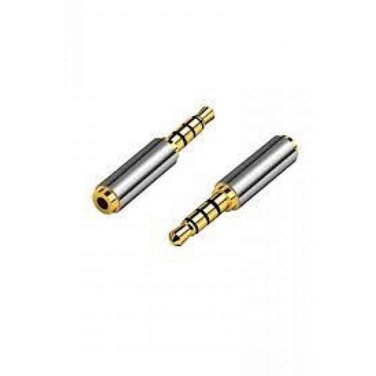 2.5 mm dişi 3.5 mm erkek çevirci  kulaklık mikrofon çevirici 3 çizgi 4 boğum çevirici