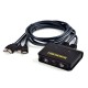 2 Port HDMI kablolu otomatik KVM Switch 2 Port HDMI kablolu otomatik KVM Switch