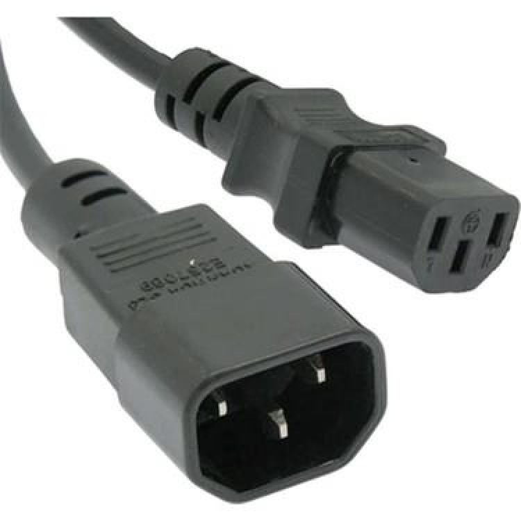 2 metre 3x1 mm power uzatma kablosu erkek dişi power kablo c13 c14 kablo 2 metre 3x1 mm power uzatma kablosu erkek dişi power kablo c13 c14 kablo