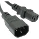 2 metre 3x1 mm power uzatma kablosu erkek dişi power kablo c13 c14 kablo