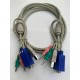 2 metre dişi erkek kvm switch kablosu erkek dişi kvm kablo