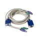 2 metre erkek dişi kvm switch kablosu dişi erkek kvm kablo