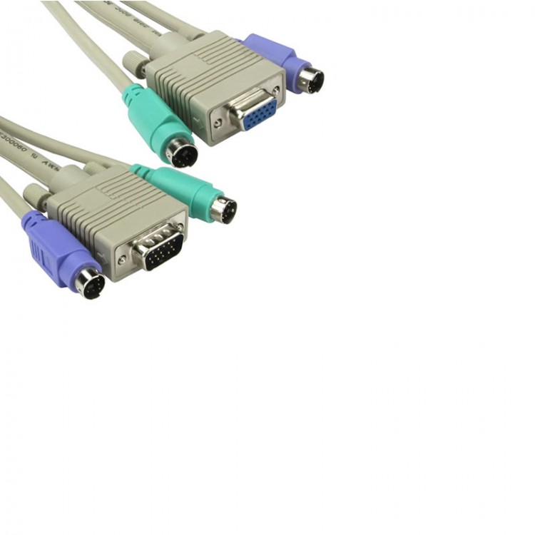 2 metre erkek dişi kvm switch kablosu dişi erkek kvm kablo 2 metre erkek dişi kvm switch kablosu dişi erkek kvm kablo