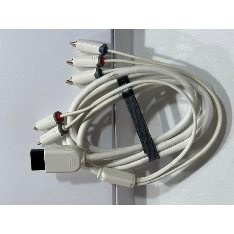 Nintendo Wii ile uyumlu oyun konsol component kablo + r/l kablo 2 metre