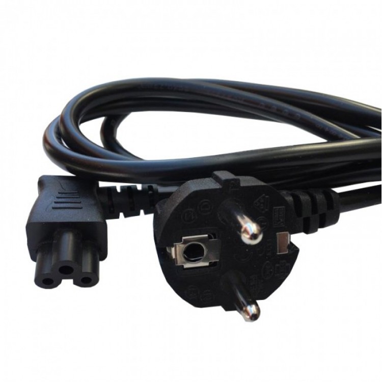 2 metre notebook power kablo 2 metre 90 derece yonca power kablo