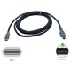 2 metre type-c den 5 pin mini usb ye şarj ve data kablosu