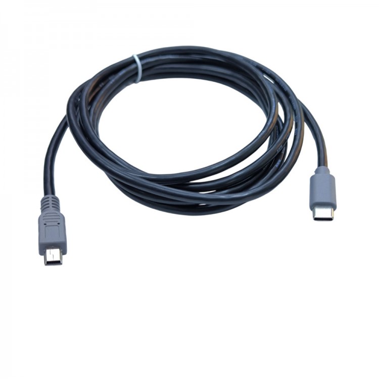 2 metre type-c den 5 pin mini usb ye şarj ve data kablosu