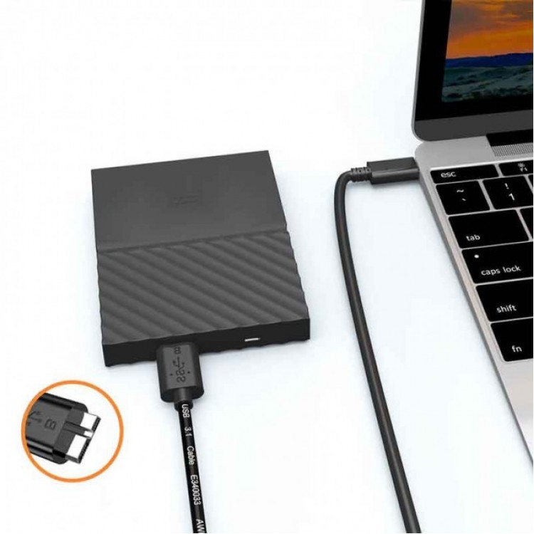 Type c usb 3.1 to mikro usb B harici harddisk kablosu 2m Type c usb 3.1 to mikro usb B harici harddisk kablosu 2m