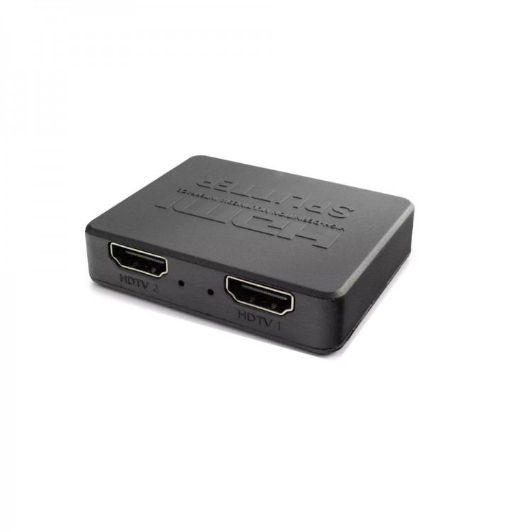 2 port HDMI Splitter 4K 1 Giriş 2 Çıkış + USB Güç Kablosu