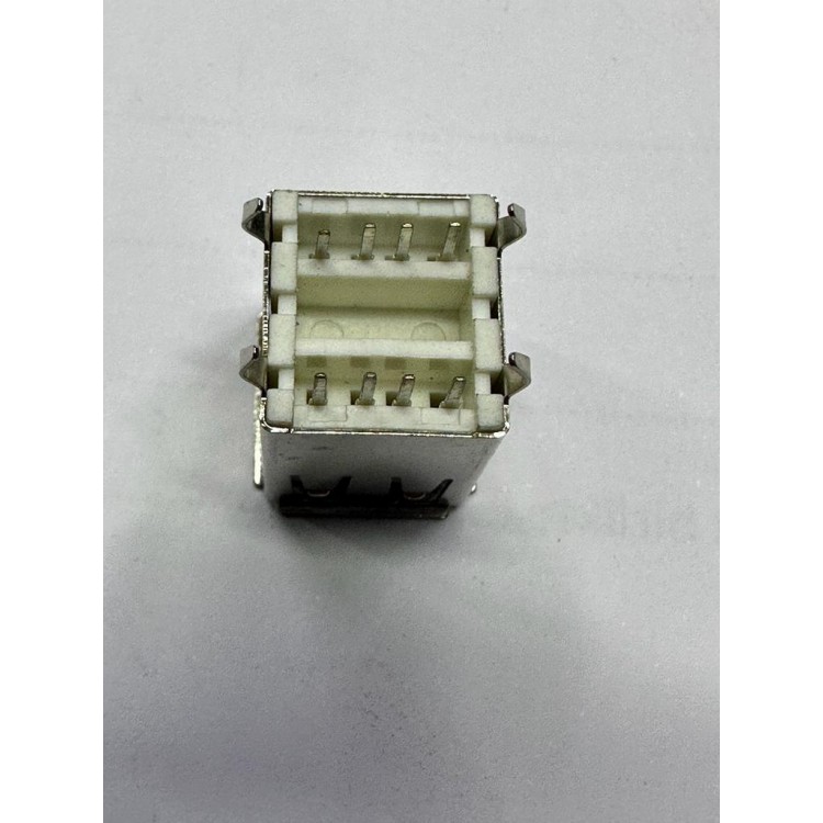 2 port dişi usb Kart tipi lehimlenebilir konnektör