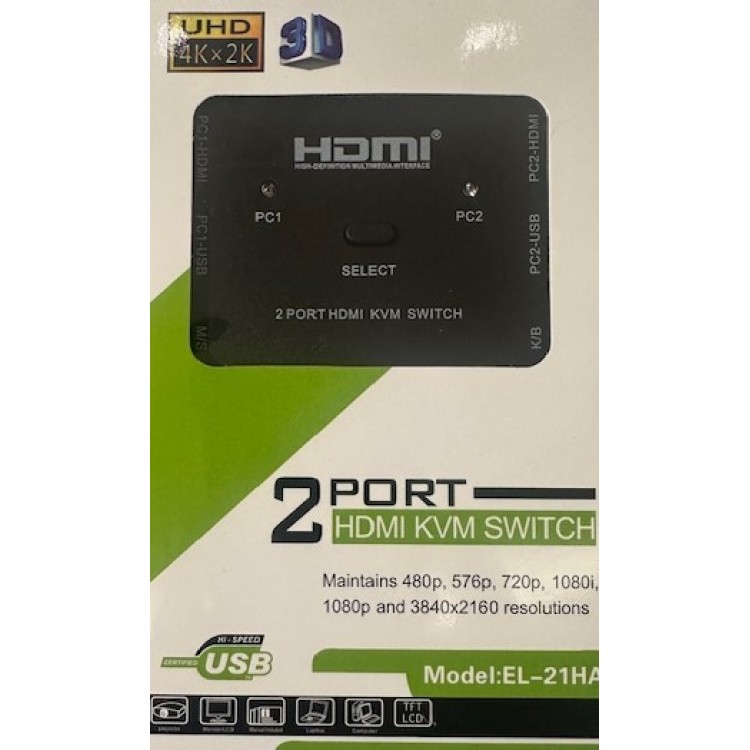 2 port hdmi kvm switch