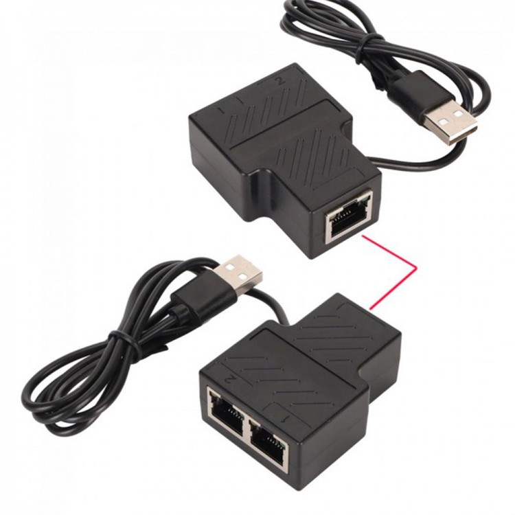 2 port internet çoğaltıcı 2 port rj45 splitter