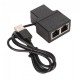 2 port internet çoğaltıcı 2 port rj45 splitter