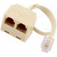 2 port rj11 splitter 2 li rj11 çoğaltıcı kablolu rj11 çoğaltıcı