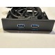 2 port usb 3.0 kasa için ön panel usb 3.0 kasa için ön panel 3.5 usb 3.0 panel