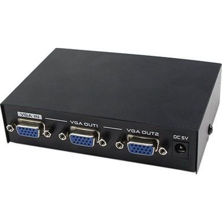 2 port vga çoğaltıcı 2 port vga splitter 200 mhz