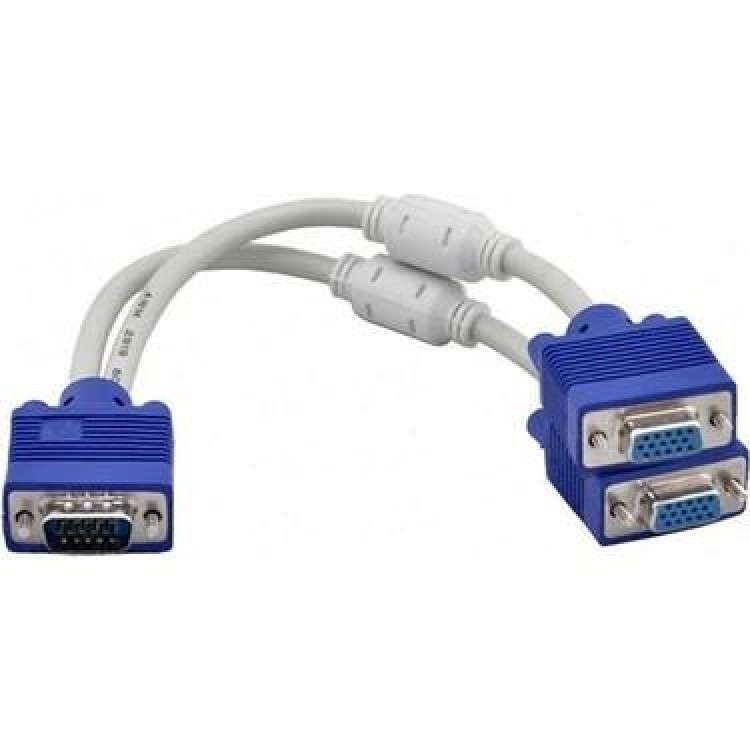 2 port vga splitter 2 port vga çoğaltıcı kablo
