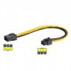 20 cm 6 pin ekran kartı power uzatma kablosu 6 pin uzatma kablosu 20 cm 6 pin ekran kartı power uzatma kablosu 6 pin uzatma kablosu