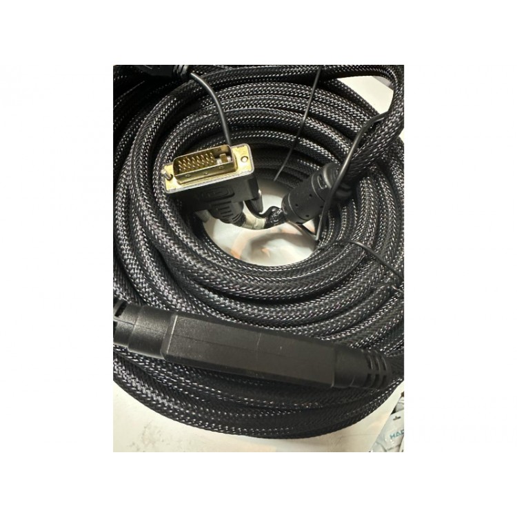 20 metre dvi kablo 20 metre 24+1 dvi kablo usb güç destekli 20 metre dvi kablo