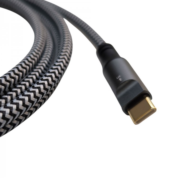 Type C -Toslink Dijital Optik Ses Kablosu type c (in) optik (out) örgülü kablo 1.8m