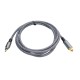 Type C -Toslink Dijital Optik Ses Kablosu type c (in) optik (out) örgülü kablo 1.8m