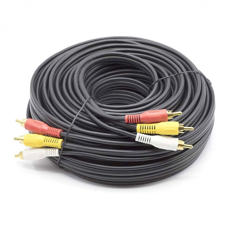 20 metre rca kablo 20 metre av kablo 20 metre 3 rca kablo