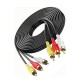 20 metre rca kablo 20 metre av kablo 20 metre 3 rca kablo