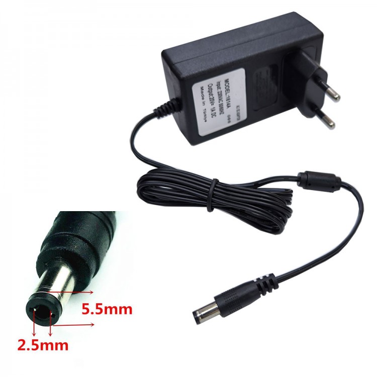 20v 1A AC-DC adaptör 5.5mm*2.5mm standart uç girişli adaptör