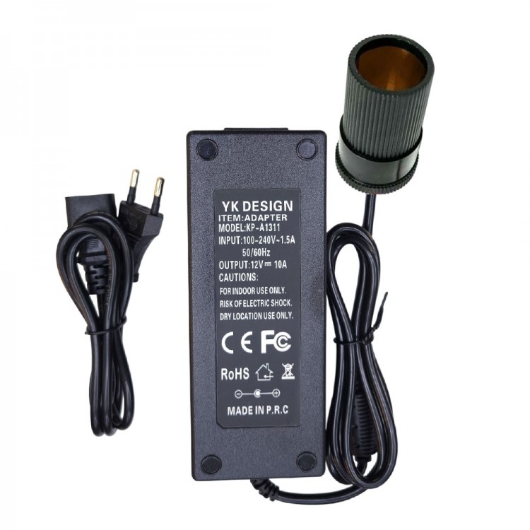 220v'dan 12V 10A Araç Çakmaklık dönüştürücü Adaptör 220v'dan 12V 10A Araç Çakmaklık dönüştürücü Adaptör