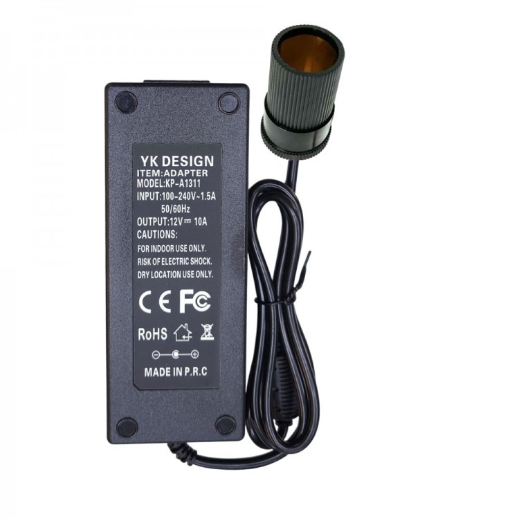220v'dan 12V 10A  Araç Çakmaklık dönüştürücü Adaptör