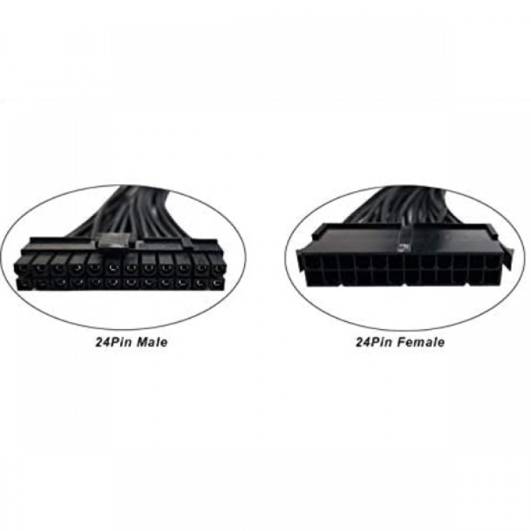 24 pin uzatma 30 cm 24 pin power uzatma kablosu