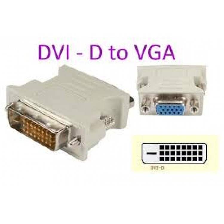 24+1 dvi vga çevirici dvi 24+1 vga çevirici erkek dvi dişi vga