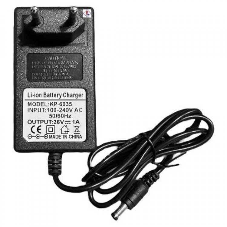 26 volt 1 amperlik süpürge şarj aleti adaptör