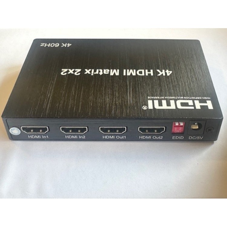 2x2 hdmi splitter 2x2 hdmi switch 2x2 matrix switch 4k 60hz