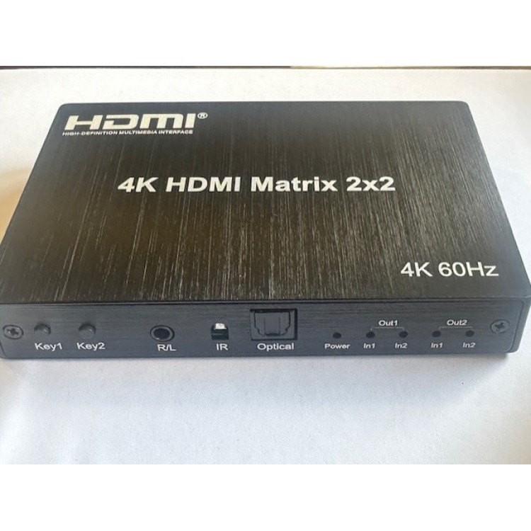 2x2 hdmi splitter 2x2 hdmi switch 2x2 matrix switch 4k 60hz