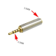 3.5 mm 2.5 mm jack çevirici 3 çizgi 4 boğum 3.5 mm 2.5 mm çevirivi 3.5 mm kualklık mikrofon 2.5 mm çevirici