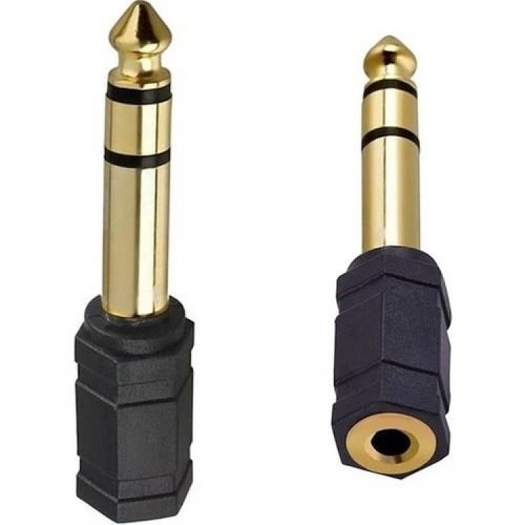 3.5 mm dişi 6.3 mm erkek jack kulaklık piyano çevirici jack kulaklık amfi çevirici