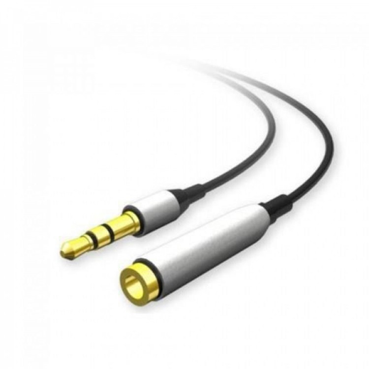 3,5mm stereo to 3,5mm stereo dişi erkek çevirici aux uzatma 15cm