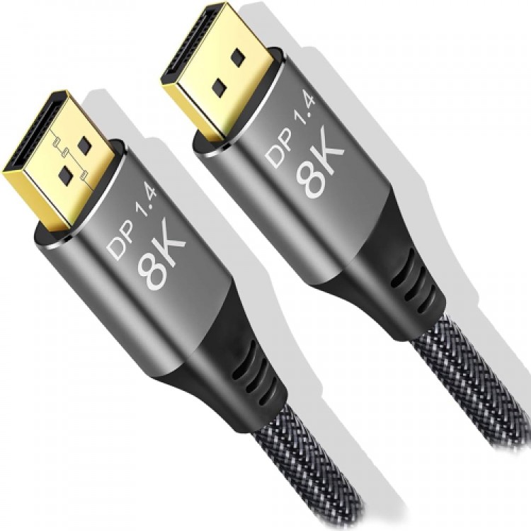 3 metre 1.4v displayport kablo 3 metre 8k displayport kablo