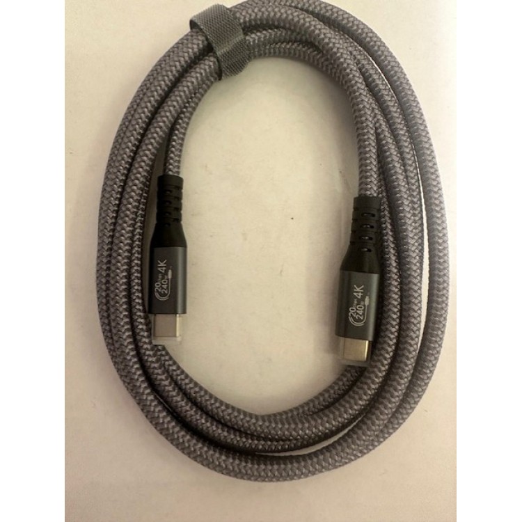 2 metre typec typec 4k kablo 2 metre 20 gbps typec kablo