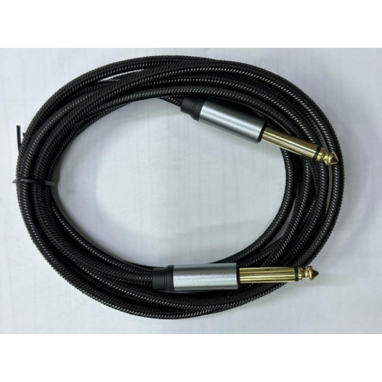 3 metre 6.3 mm mono amfi kablosu 3 metre 6.3 mm kablo