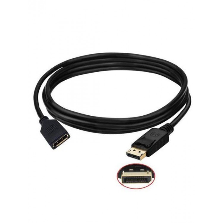 3 metre displayport uzatma kablosu 3 metre dişi erkek displayport uzatma kablosu