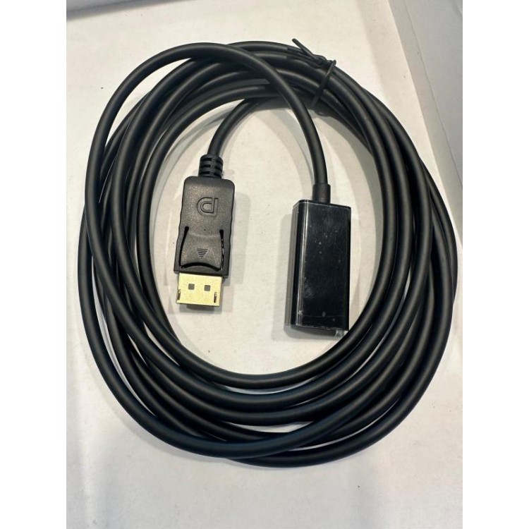 3 metre erkek displayport dişi hdmi kablo 3 metre erkek displayport dişi hdmi kablo