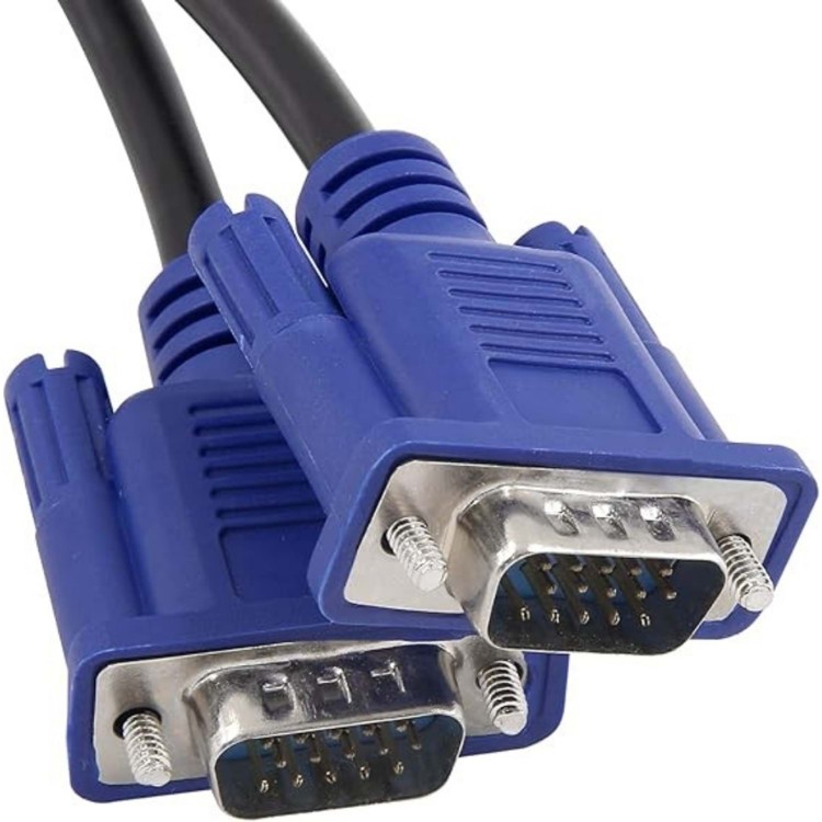 5 metre vga kablo 5 metre 15 pin erkek erkek kablo