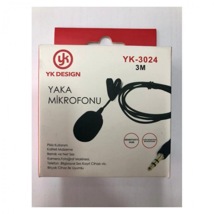3 metre yaka mikrofonu 3 metre bilgisayar mikrofon