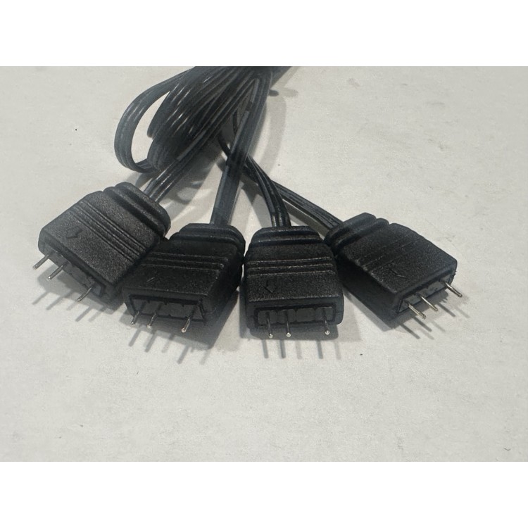 3 pin rgb fan çoğaltıcı 3 pin 4 port argb fan çoğaltıcı kablo